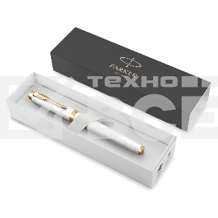 Ручка роллер Parker IM Premium T318 (CW2143646) Pearl GT, F, черные чернила, подарочная коробка
