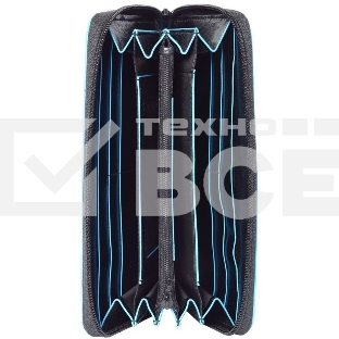 Кошелек женский Piquadro Blue Square, черный, 19x10x2,2 см