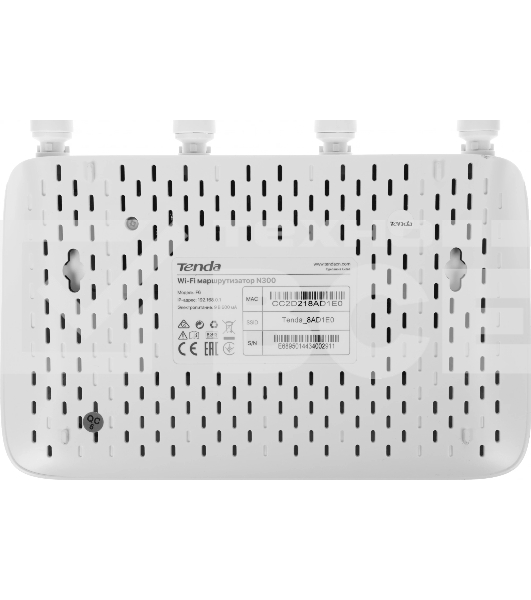 Маршрутизатор TENDA F6 Wi-Fi 300MBPS 10/100M