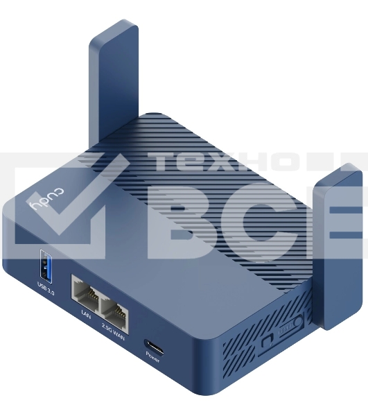 Маршрутизатор Cudy TR3000, AX3000, 2,5 Гбит/с (WAN) + 1 Гбит/с (LAN)1 USB3.0, MU-MIMO, Mesh (TR3000)