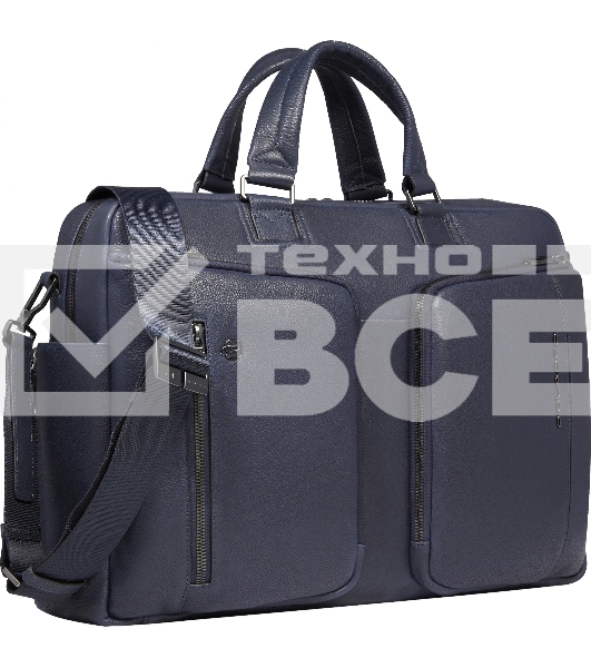 Деловая сумка Piquadro Cronus CA6025S134/BLU с отделением для ноутбука синий натур.кожа