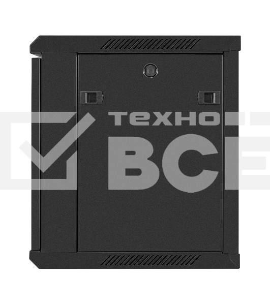 Шкаф телекоммуникационный 19' настенный 9U ExeGate EC-WM-9U.450.G.BLACK (19', 9U, 600x450x500 мм (ШхГхВ), передняя дверь закаленное стекло, съемные боковые панели, пыле- и влагозащита IP23, черный RAL 9004)