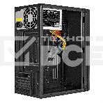 Компьютерный корпус Minitower ExeGate BAA-303U-AA500 (mATX, БП AA500 с вент. 8см, 2хUSB+1хUSB 3.0, HD Audio, черный), фото3