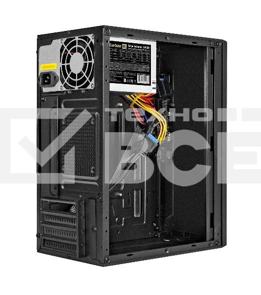 Компьютерный корпус Minitower ExeGate BAA-303U-AA500 (mATX, БП AA500 с вент. 8см, 2хUSB+1хUSB 3.0, HD Audio, черный)