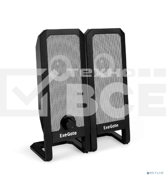 Акустическая система 2.0 ExeGate Maestro SPS-515 (Активная, питание 220В, 2х3Вт, 30-18000Гц, черный, Color Box)