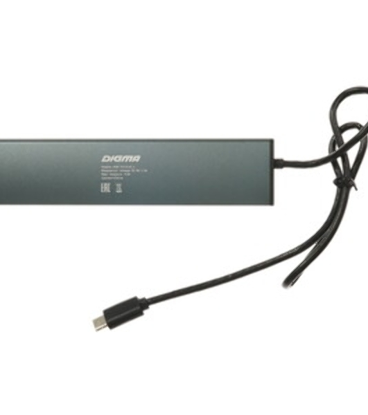 USB-концентратор Digma HUB-7U3.0-UC-G, USB-C, USB 3.0 7 портов, USB Type-C
