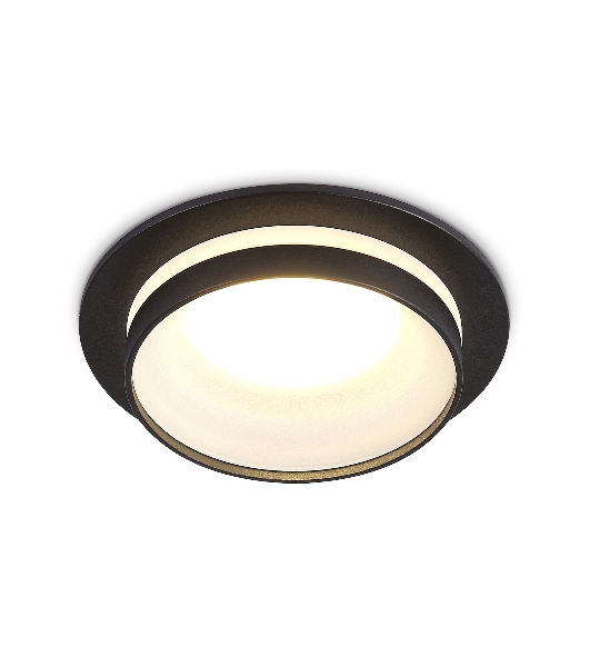 Светильник Ambrella light TN30708 BK черный GU5.3 D92*36