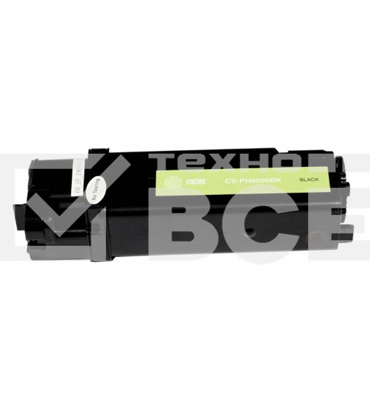 Картридж лазерный Cactus CS-PH6500BK (106R01604) черный (3000 стр.) для Xerox 6500/6505