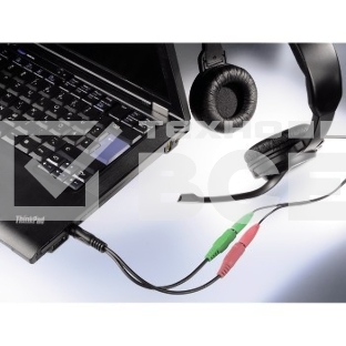 Адаптер аудио Hama H-54573 2xJack 3.5 (f)/Jack 3.5 (m) черный (00054573)