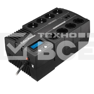 Источник бесперебойного питания CyberPower BR1000ELCD, Line-Interactive