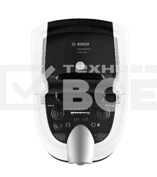 Пылесос Bosch BWD421PRO белый/черный, 230/2100 Вт, уборка влажная/сухая, пылесборник мешок/контейнер 5 л