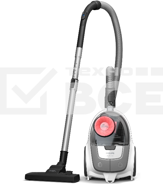 Пылесос Philips XB2042/01 черный, 360/1800 Вт, уборка сухая, пылесборник контейнер 1.3 л