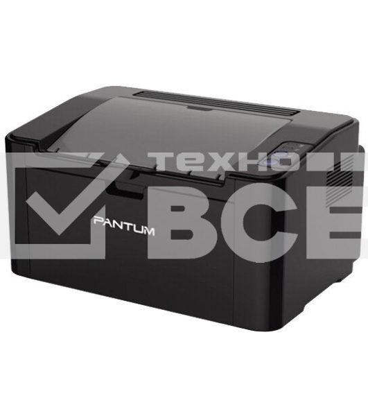 Принтер лазерный Pantum P2500, А4, ч/б, печ. до 22 стр/мин, 1200x1200 dpi, USB