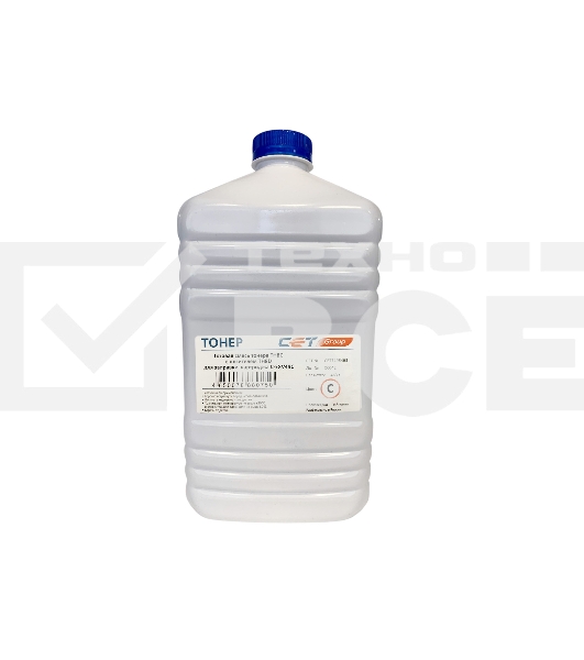 Тонер Cet TF8C/TF8D CET7496463 голубой бутылка 463гр. (в компл.:девелопер) для принтера Canon C3325i/3330i/3320