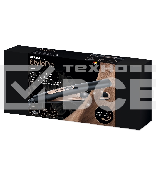 Выпрямитель Beurer HS100 45Вт черный (макс.темп.:220С)