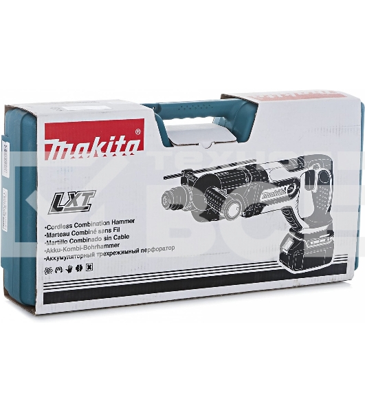 Перфоратор Makita DHR241RFE Перфоратор ак ,SDS+, 18В,2 х 3А ч Li-ion,3реж,1.9Дж,0-4000у\м,3.5кг,чем,подсв,совмест с 4 А ч Li-ion