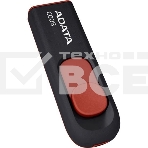 Флеш диск ADATA Flash Drive 32Gb С008 AC008-32G-RKD {USB2.0, Black-Red}, фото7