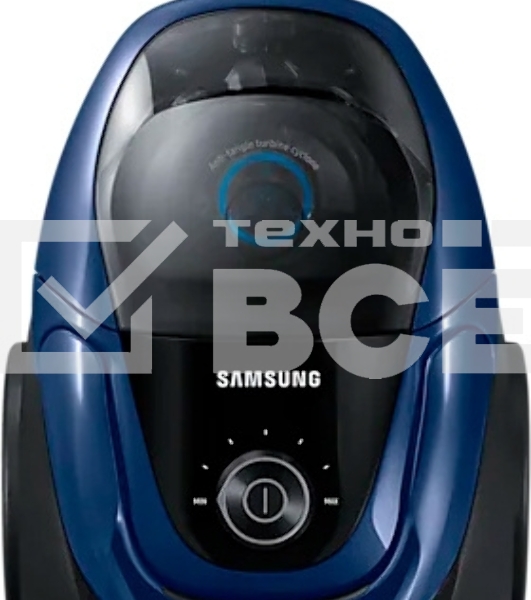Пылесос Samsung SC18M3120VB синий, 380/1800 Вт, уборка сухая, пылесборник контейнер 2 л