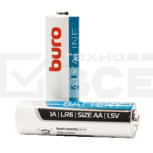 Батарея Buro Alkaline LR6 AA (4шт) блистер