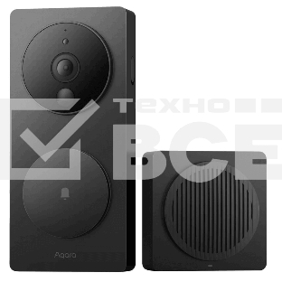 Видеодомофон Aqara Smart Video Doorbell G4, в составе комплекта модели SVD-KIT1 с повторителем Chime Repeater модели SVD-C04