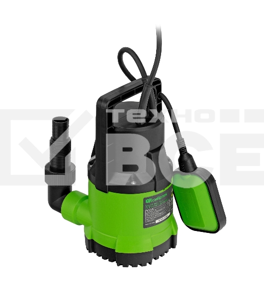 Дренажный насос Сибртех для чистой воды СДН300-5 300 Вт напор 65м 6500 л/ч