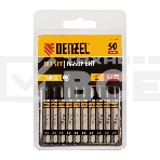 Набор бит TORX 6х50, сталь S2, шестигранный профиль, 10 шт. Denzel, фото3