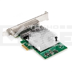 Сетевой адаптер ExeGate EXE-564 (PCI-E x1 v2.0, 4xRJ45, UTP 10/100/1000Mbps, Realtek Chipset RTL8111H+ASM1184e), фото3