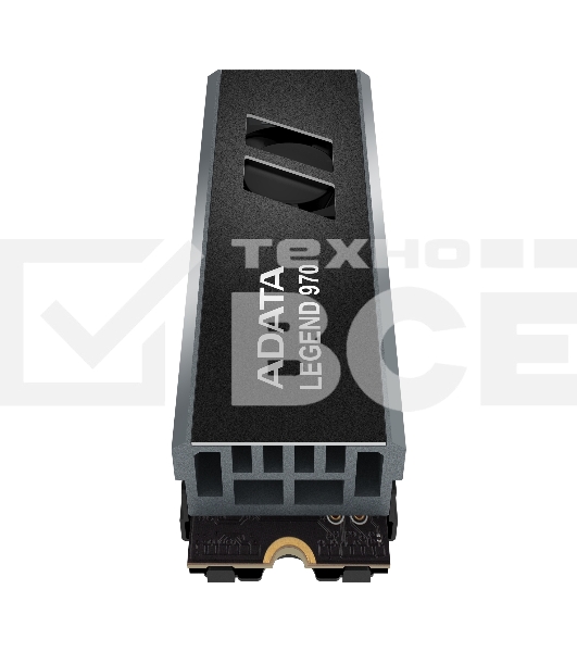 Накопитель SSD ADATA LEGEND 970, 2Tb, PCIe 5.0 x4, M.2 2280, NVMe, R/W 10000/10000, с радиатором