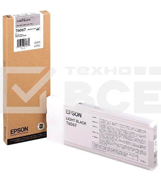 Картридж Epson C13T606700 серый (220 мл.) для Stylus Pro 4880