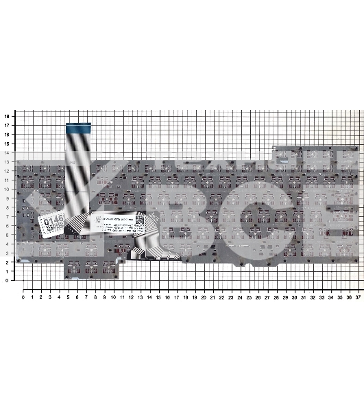 Клавиатура для ноутбука Asus G751 черная с подсветкой