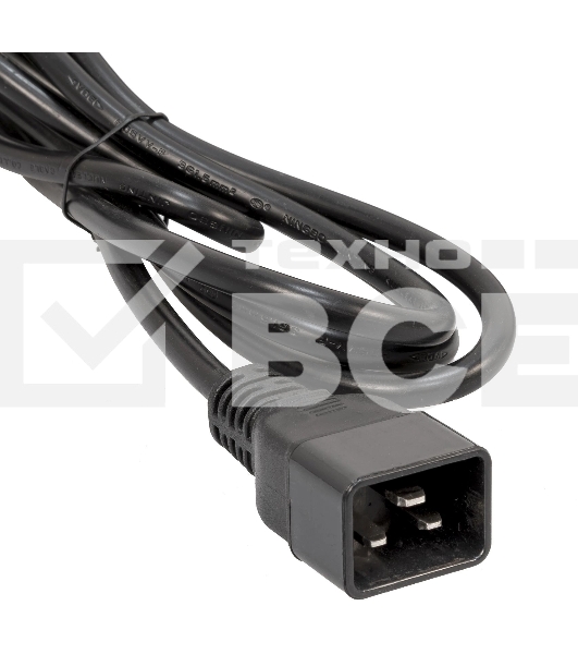 Блок распределения питания Powercom PDU-16AVMS20-18C13-2C19 18*C13+2*C19, 16A, 1,5U (1968234)