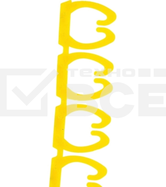 Клипсы Lanmaster LAN-MCC-NUM-SET-C6 для маркировки ПВХ6.5мм (упак.:100шт)