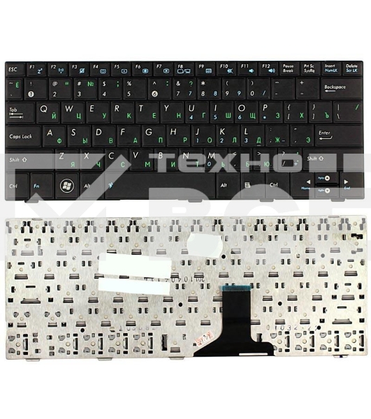 Клавиатура для ноутбука Asus Eee PC 1005HA 1008HA 1001HA 1001px черная