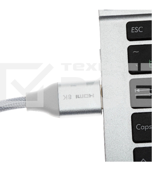 Кабель аудио-видео Cactus CS-HDMI.2.1-1.8 HDMI (m)/HDMI (m) 1.8м. Позолоченные контакты серебристый