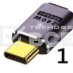 Переходник USB 4 Type C  прямой папа-мама, фото 1