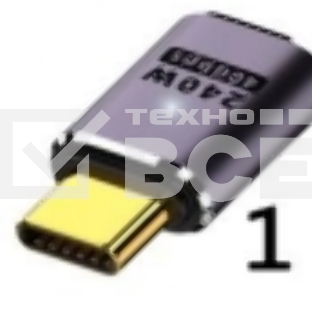 Переходник USB 4 Type C  прямой папа-мама