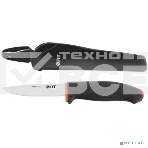 Нож FIT 10611строительный нержав.сталь прорезиненная ручка, фото2