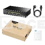 Коммутатор Cudy GS1008PS2 (L2) 8x1Гбит/с 2SFP 8PoE+ 120W неуправляемый, фото6