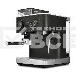 Полуавтоматическая кофемашина KitchenAid 5KES6551EBK, давление 15 бар, 15 уровней помола, объем резервуара для воды 2.5 л, автоматический капучинатор, одновременное приготовление двух чашек, индикатор наличия зерен, индикация уровня воды, черный чугун, фото3
