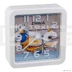Часы-будильник Perfeo Quartz 'PF-TC-014', квадратные 10,5*10,5 см, ракушка, фото3