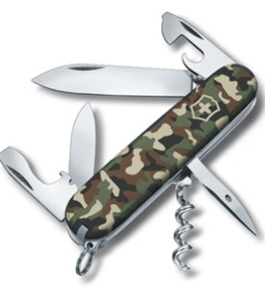 Нож перочинный Victorinox Spartan (1.3603.94) 91мм 12функций камуфляж карт.коробка