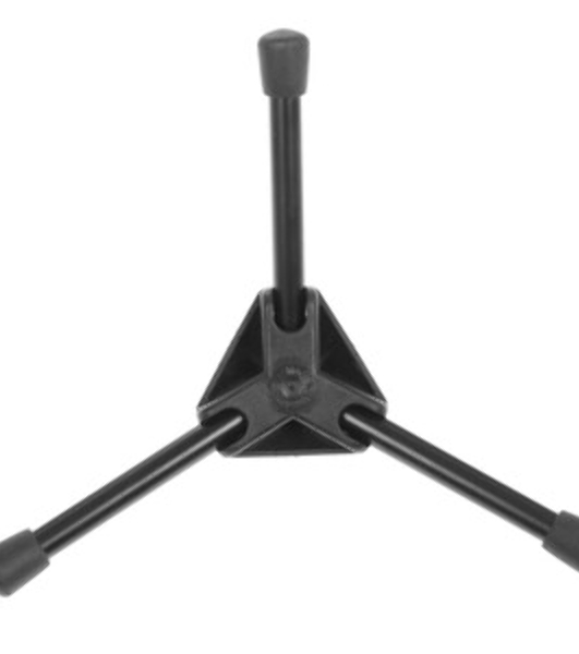 Настольная микрофонная стойка K&M 23110-316-55 высота 60 мм, складная конструкция, материал стойки - пластик, цвет черный