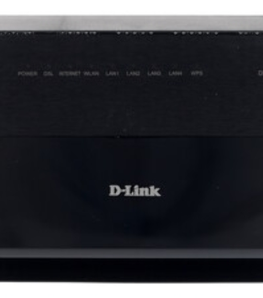 Роутер беспроводной D-Link DSL-2640U/R1A ADSL2+ черный ANNEX А