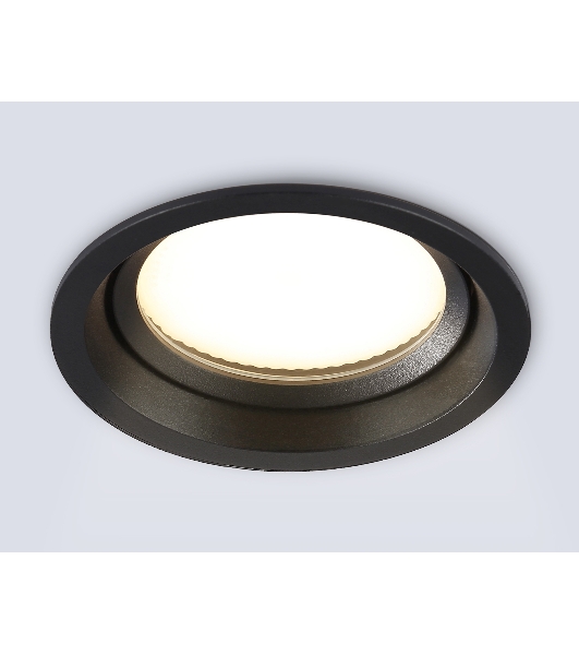 Светильник Ambrella light TN6653 BK черный IP44 GX53 D110*48