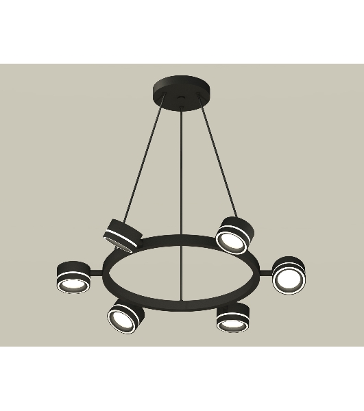 Светильник Ambrella light XB9193201/6 SBK/FR черный песок/белый матовый GX53 (C9193, N8434)