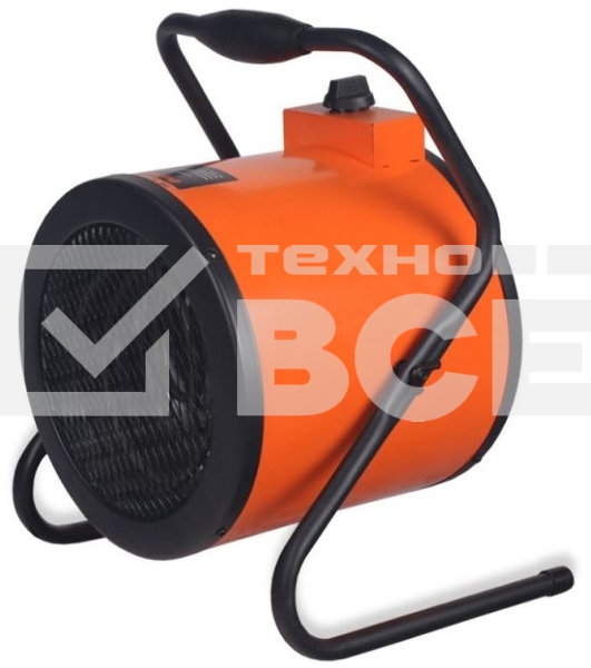Тепловые пушки Электрокалорифер PATRIOT PT-R 3 633307260 {Мощн. по ступеням 1.5/3.0 кВт, 220В, шнур с евровилкой, поток воздуха 420м3/час, вес 3,5кг}