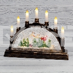 Декоративный светильник 'Подсвечник' с эффектом снегопада Neon-night, фото 1