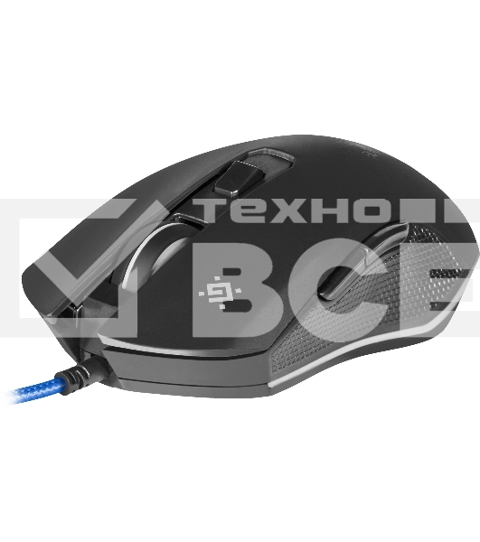 Мышь проводная Defender Sky Dragon GM-090L черный, 3200 dpi, USB, кнопки - 6
