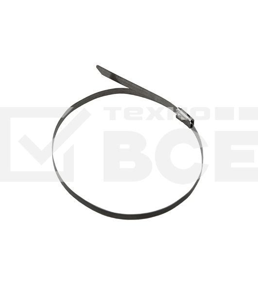 Хомут-стяжка стальной 200x4,6 мм, упаковка 100 шт. Rexant