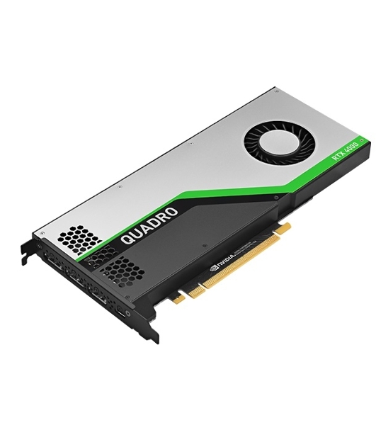 Видеокарта PNY NVIDIA Quadro RTX 4000 (Turing TU106), 8GB GDDR6/256 bit, , 3xDP, DisplayPort-DVI-D, USB Type-C, 1xStereo, 1xSync,PCI Express 3.0 16x VCQRTX4000BLK-1